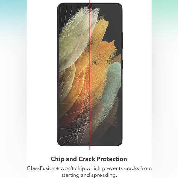 ZAGG Samsung Galaxy S21 Ultra 5G Hybrid Glass Screen Protector - Picture 4 of 8